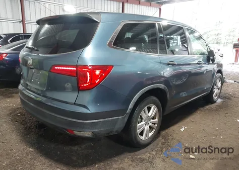 2018 Honda Pilot Lx из США, поврежденный, VIN 5FNYF5H15JB028519